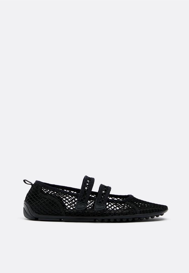 Stradivarius Τούλινες Sneakerinas Μαύρο 40