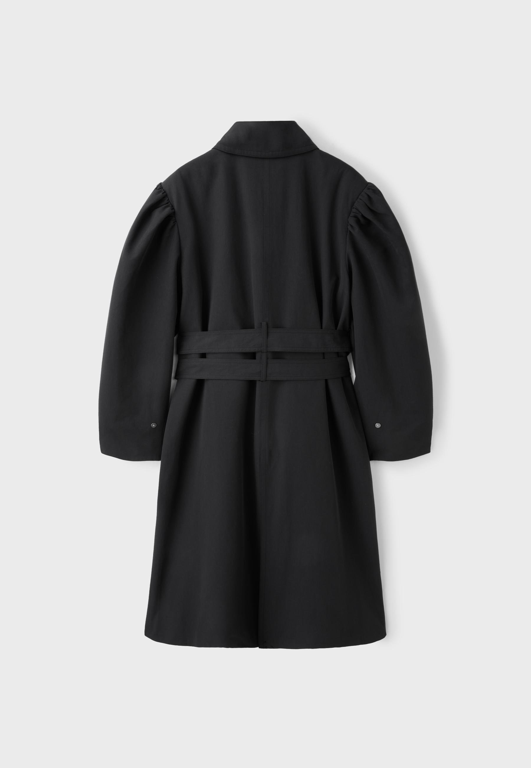 Stradivarius Hacimli kollu trençkot görsel 4