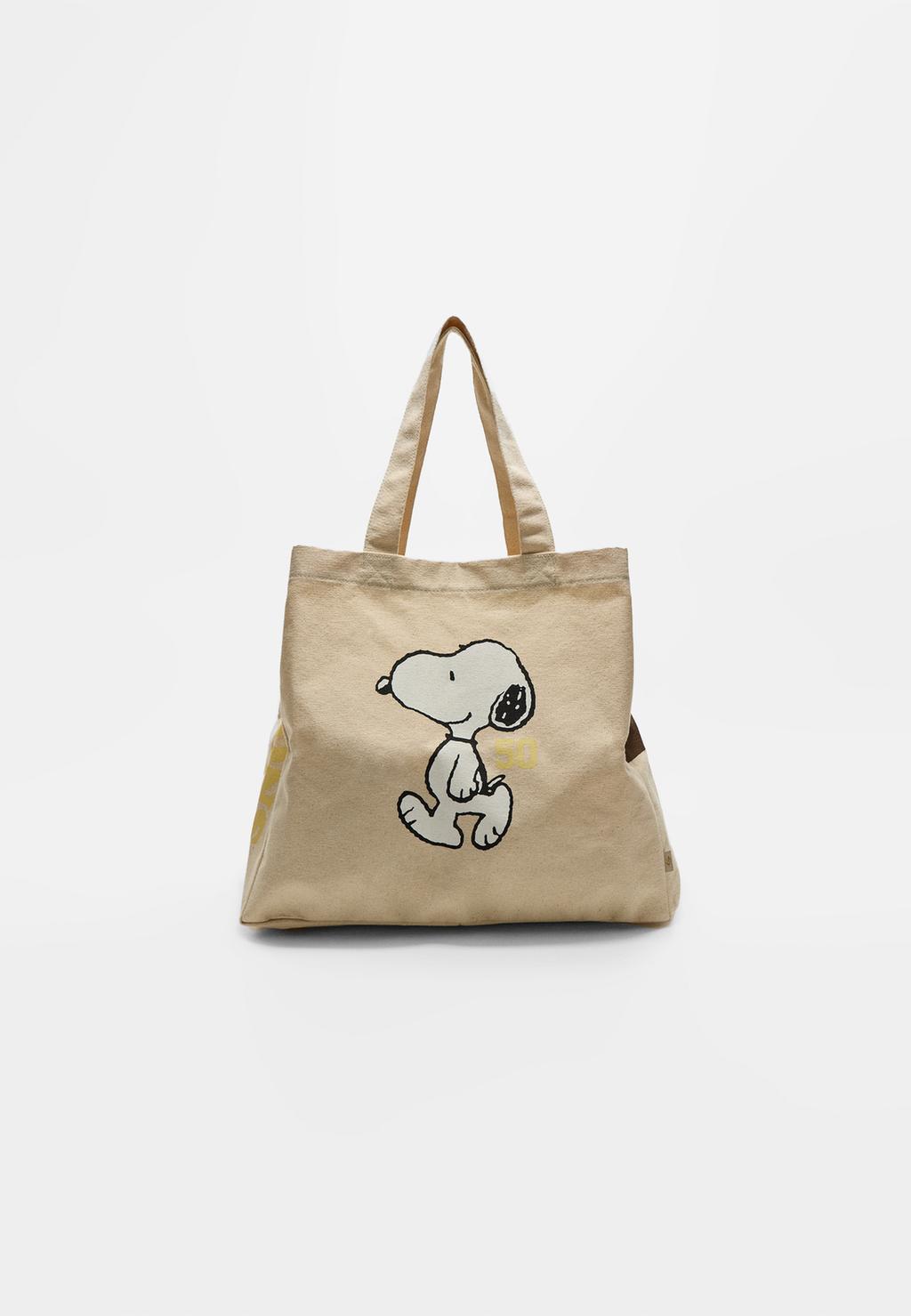 Borsa in tessuto Snoopy