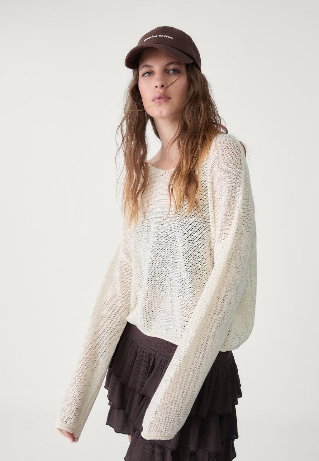 Knit long sleeve jumper