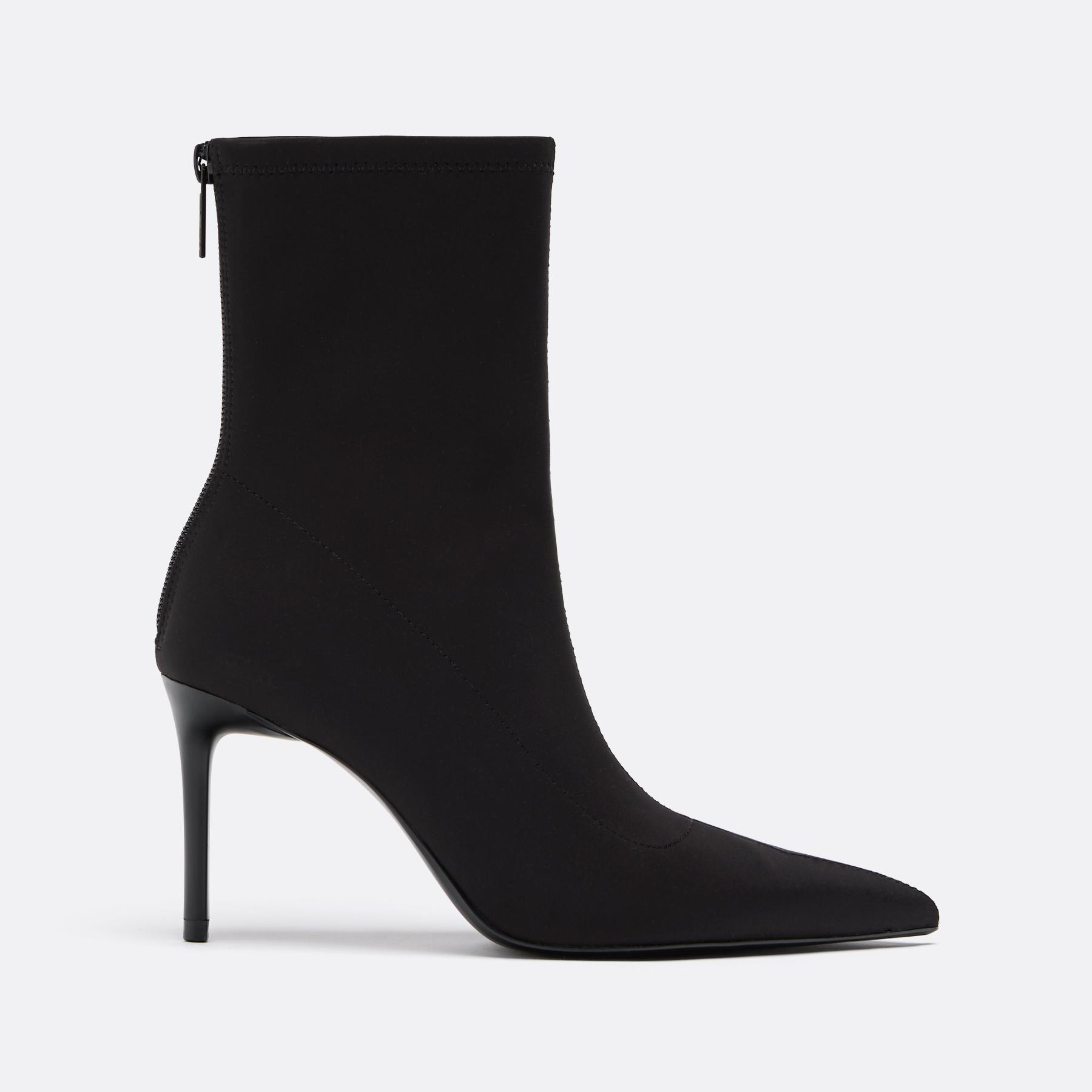 Stiletto heel ankle boots — BLACK