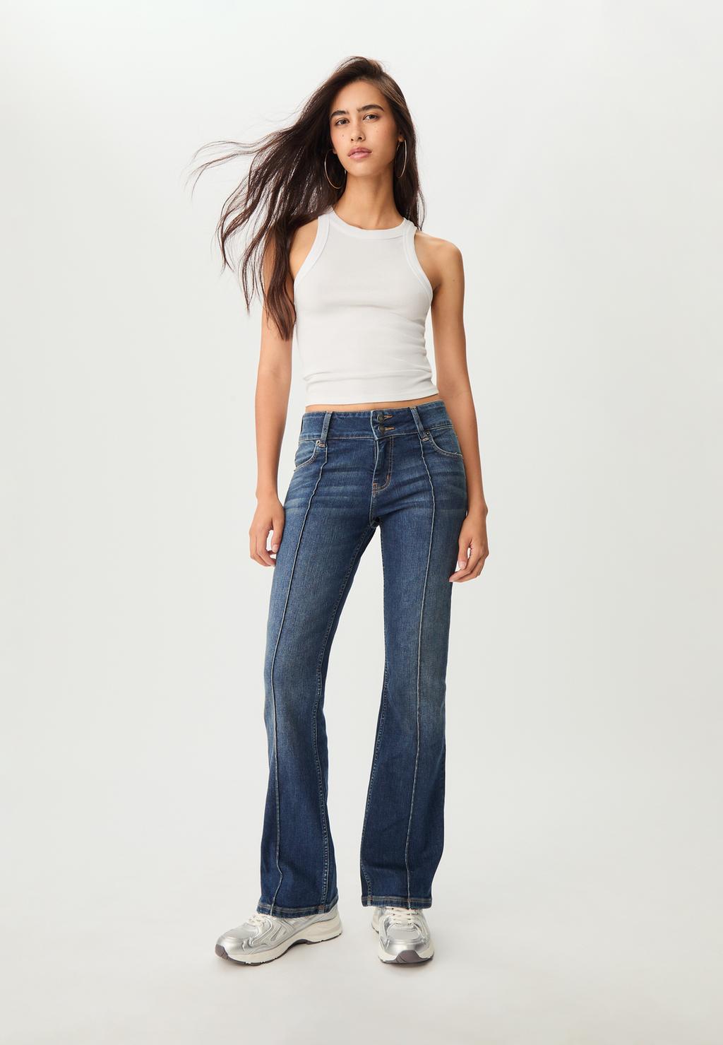Jeans flare nervio