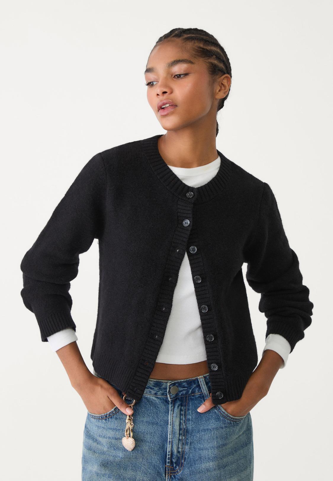 Jeans Oversized Cardigan Button Up Kpoplk Men's Shawl Collar