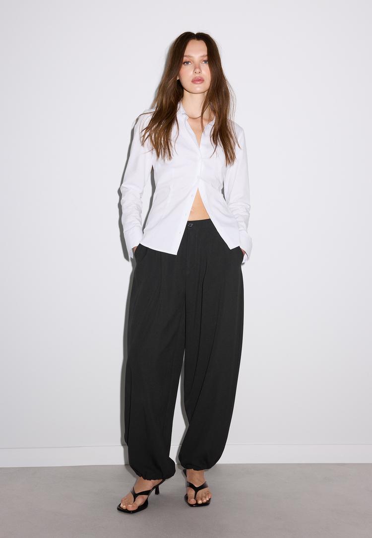 Stradivarius Basic, Testhez Álló Ing 0-003 Xl
