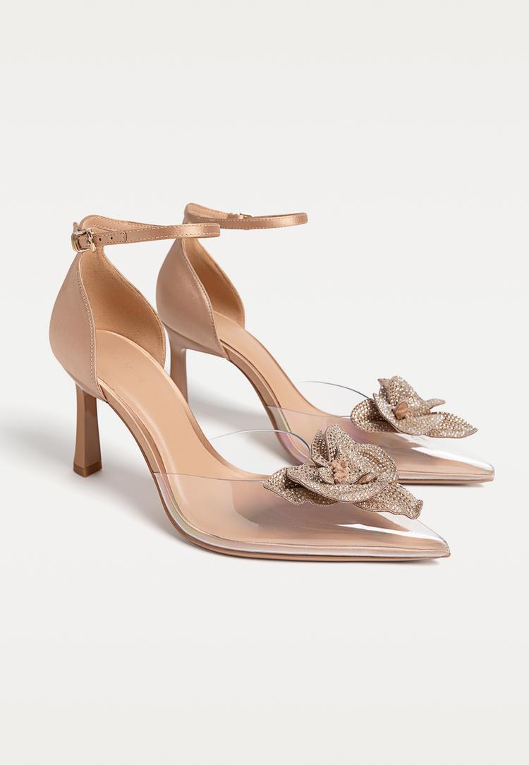 zapatos de tacon vinilo