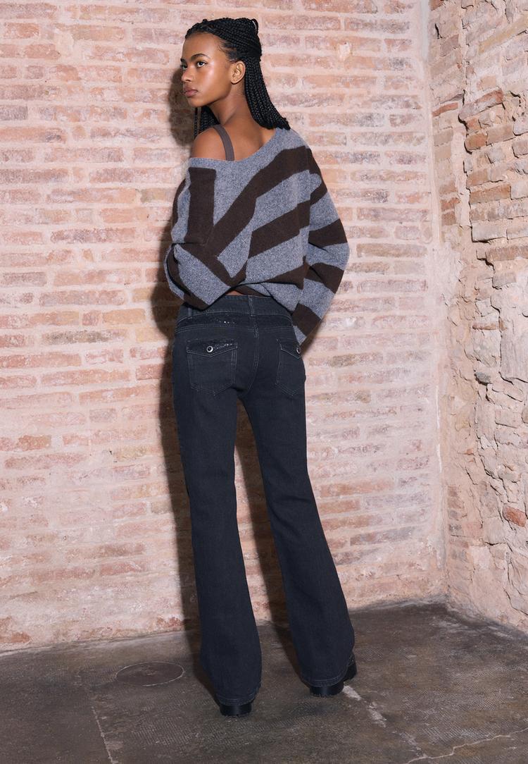 jeans low waist lovertjes