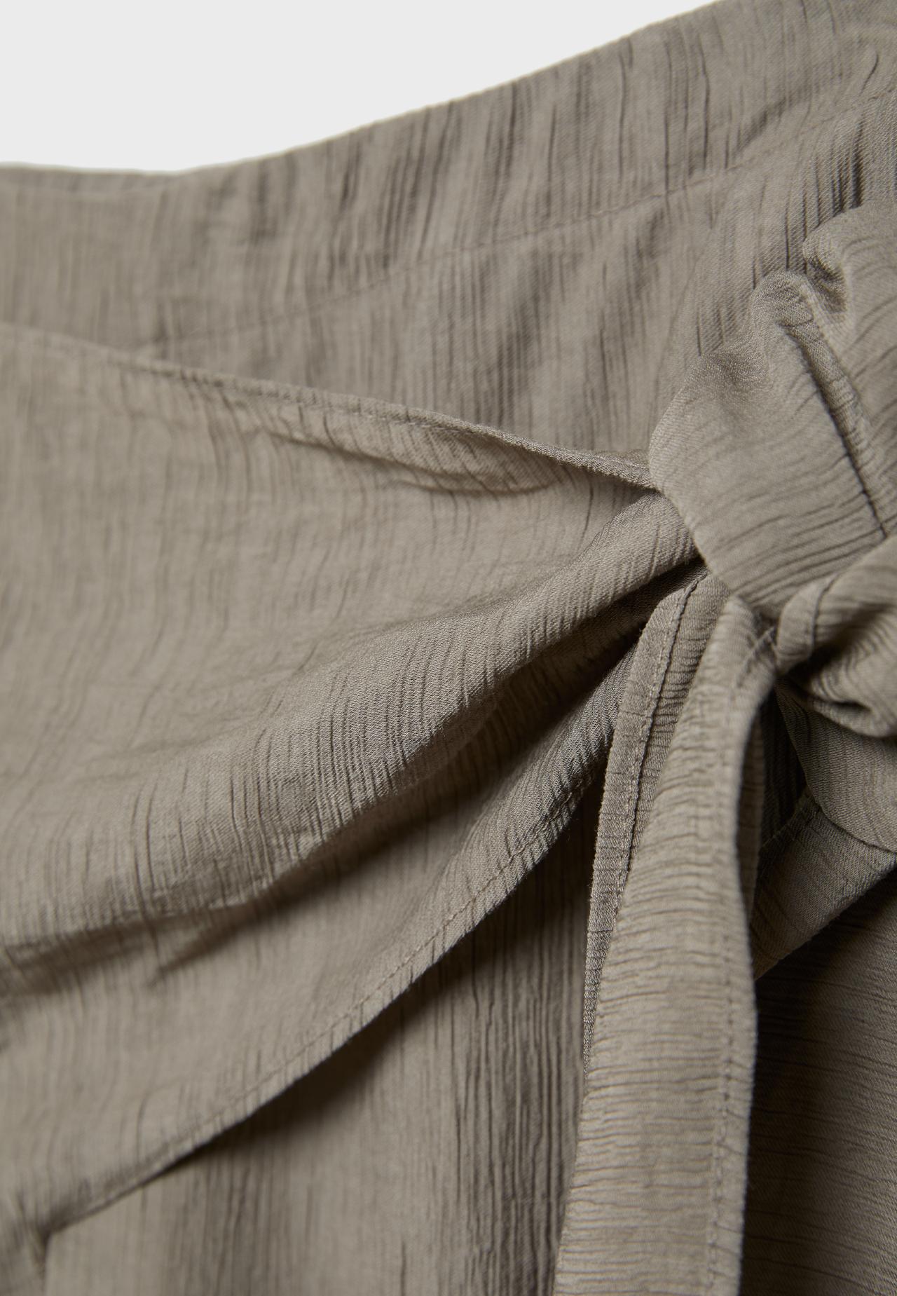Flowing sarong-style trousers — Khaki