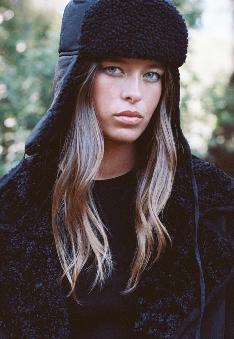 double faced jacket with contrast collar