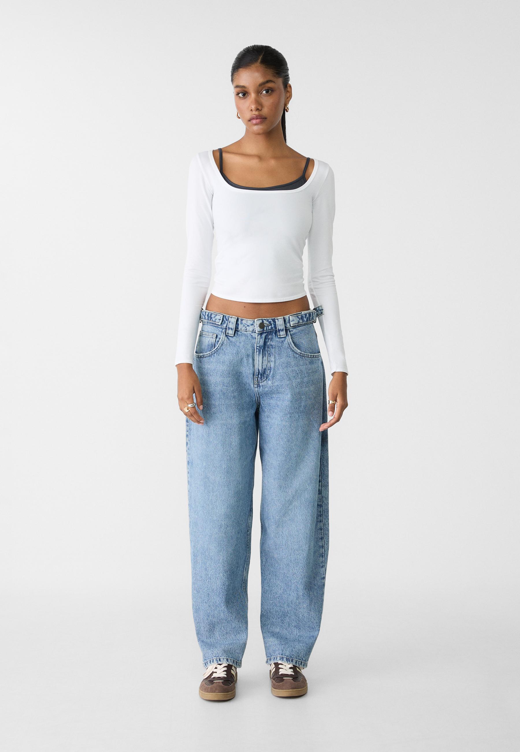 Balloon leg jeans best sale