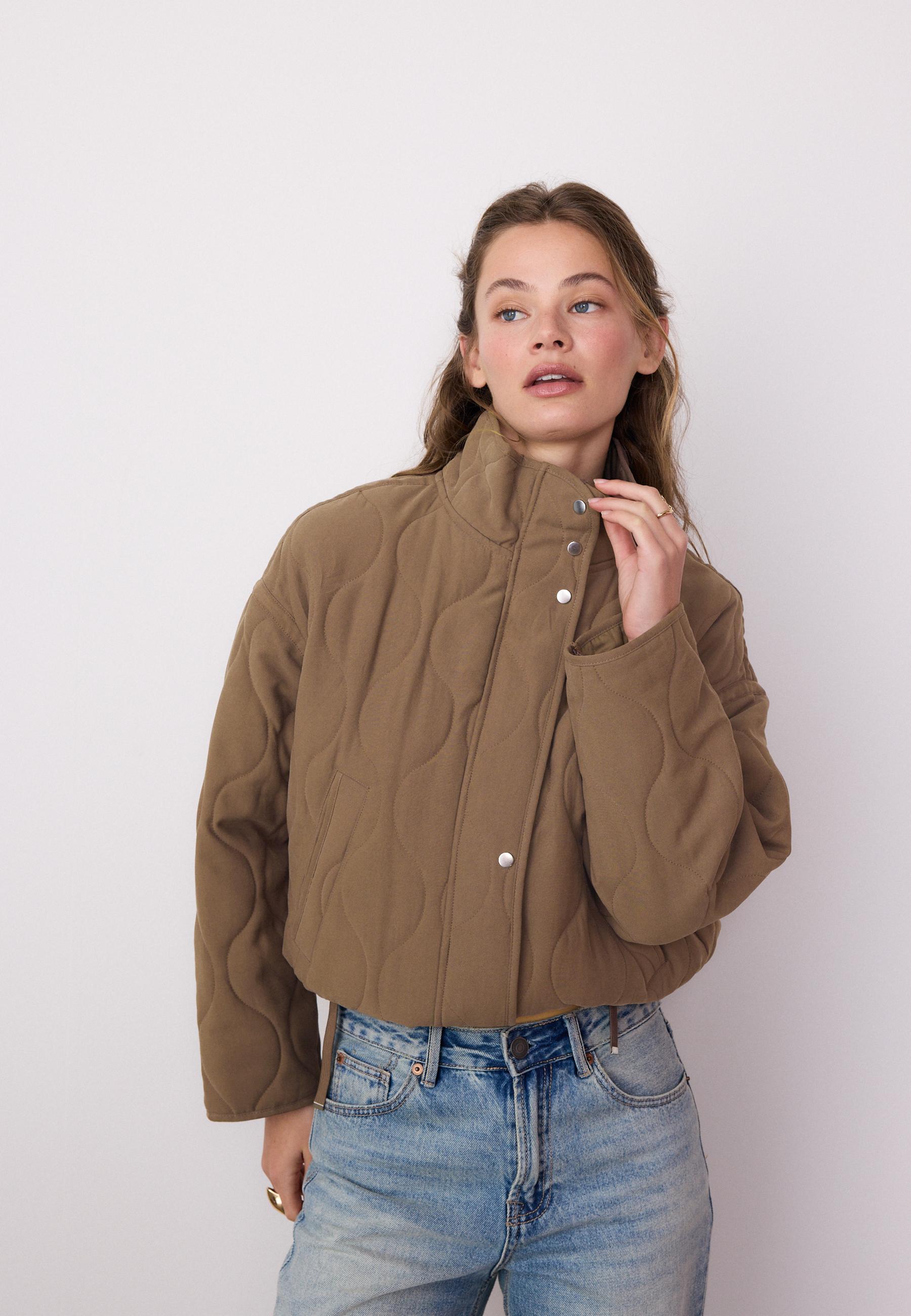 Puffer jacket — Brown