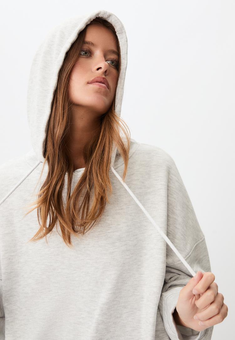 sudadera capucha estrella leopardo