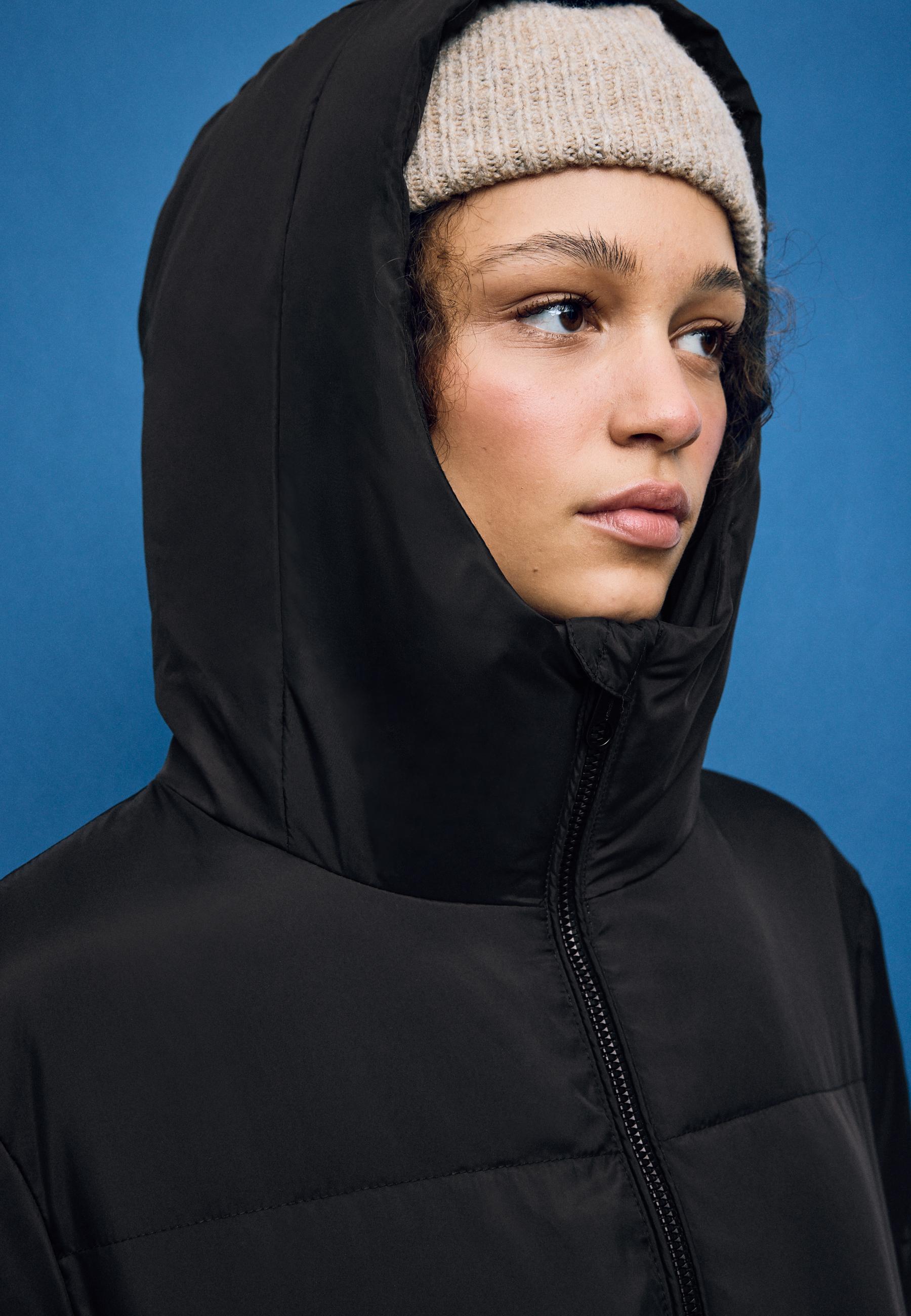 Long padded down coat - Women's fashion | Stradivarius Azerbaijan