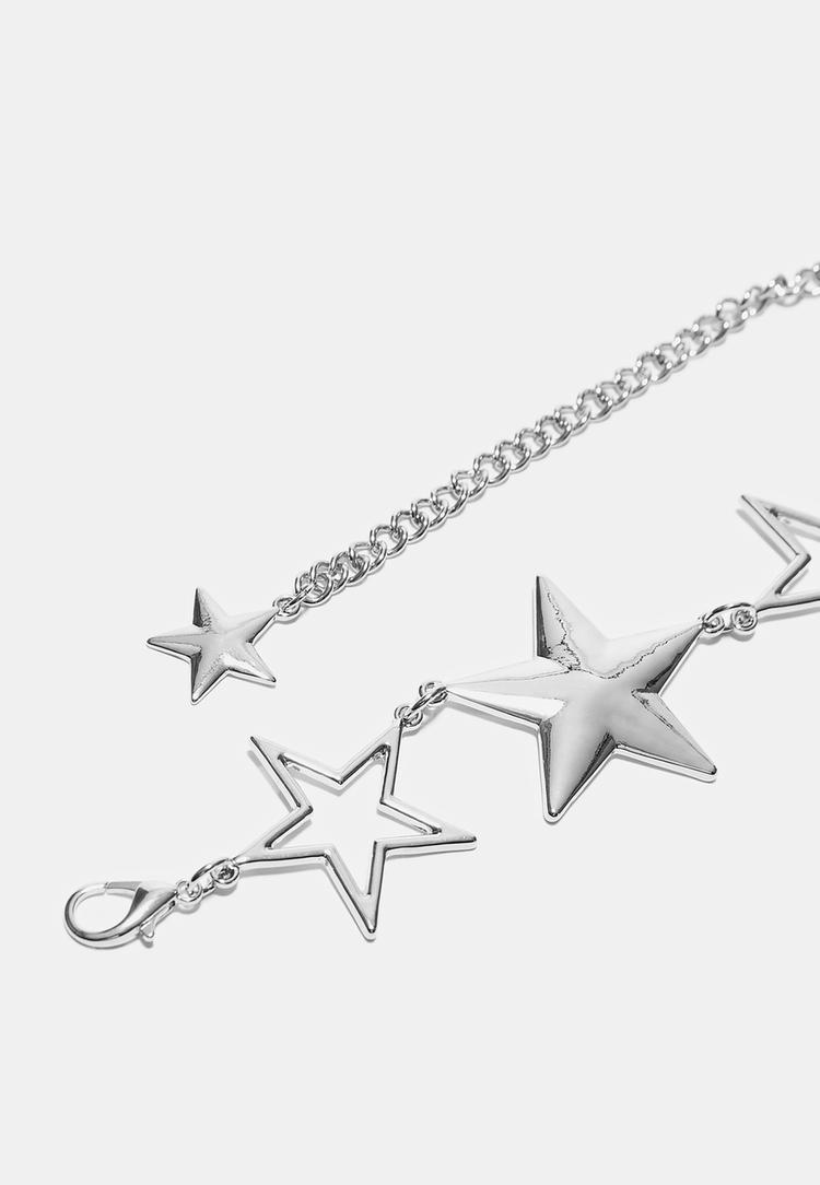 cinto metalico com estrelas