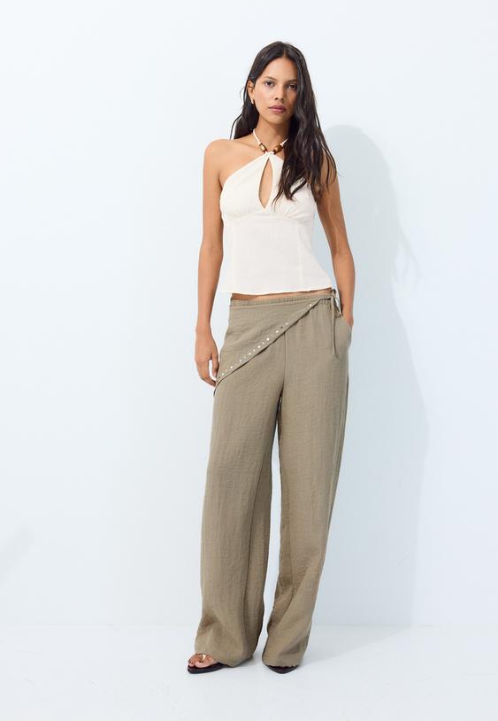 flowing scarf trousers