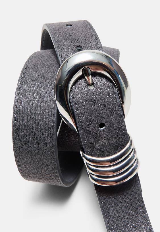 riem met slangenprint
