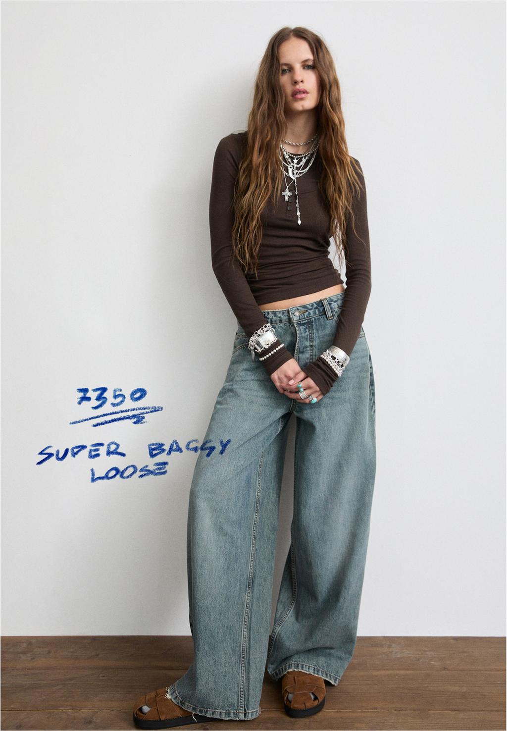 Jeans baggy loose