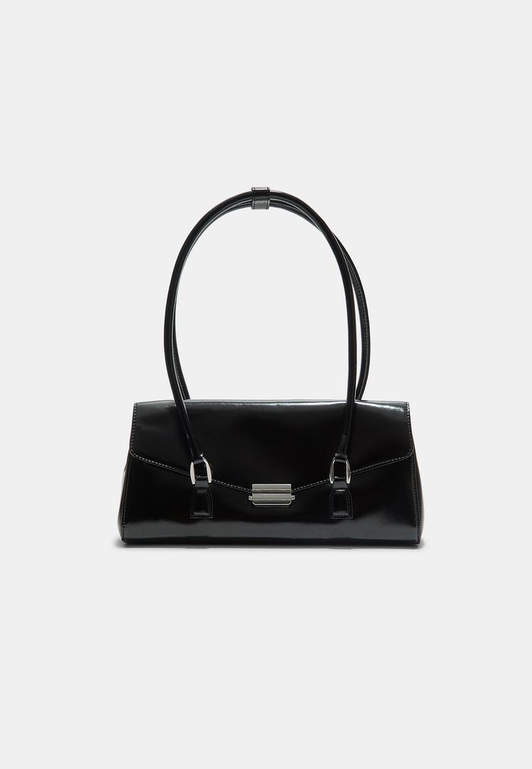 Stradivarius Kabelka Bowling Psaníčko Black Os