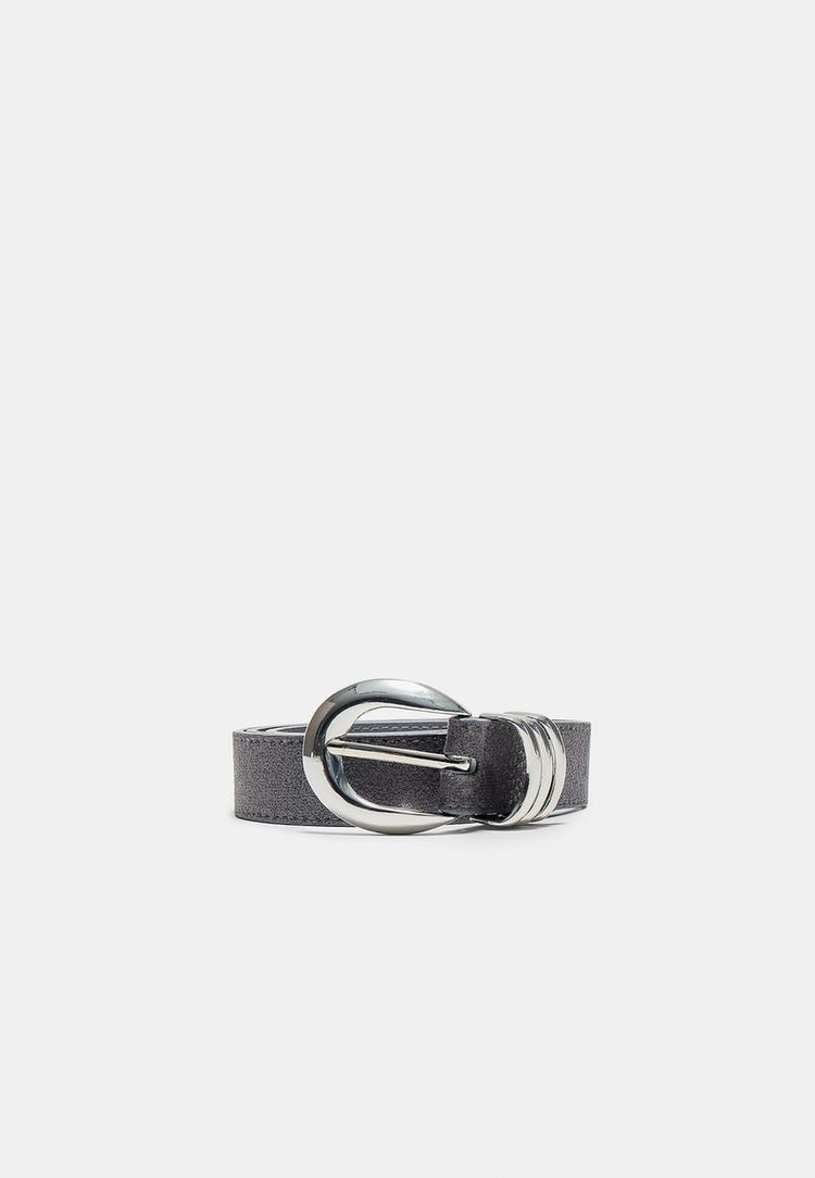 snakeskin print belt