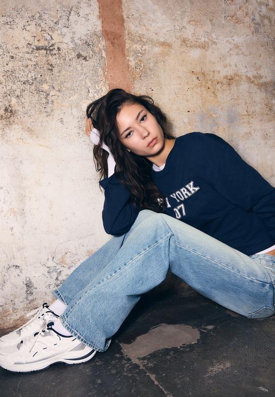 jeans straight low rise