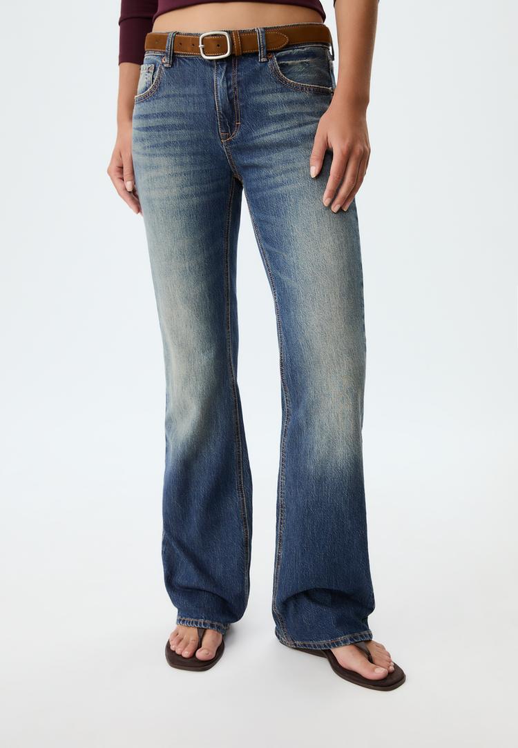 d68 jeans bootcut fit cinturon