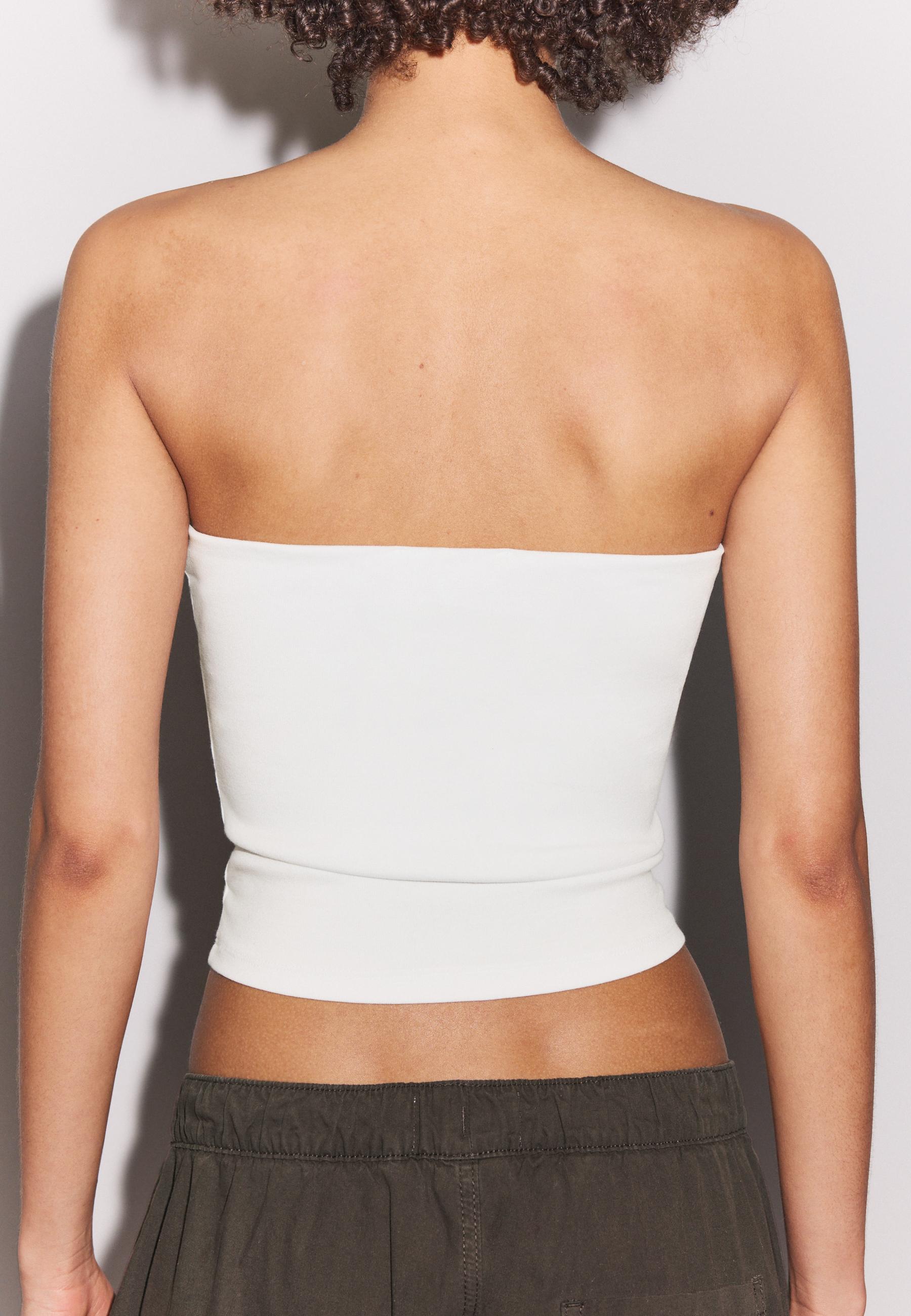 Basic bandeau top — White