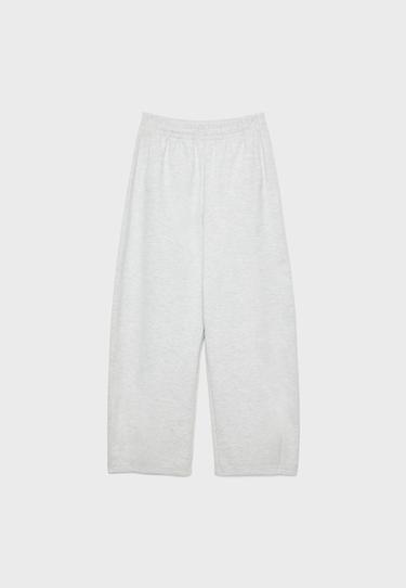 Barrel jogger trousers — Grey melange 7