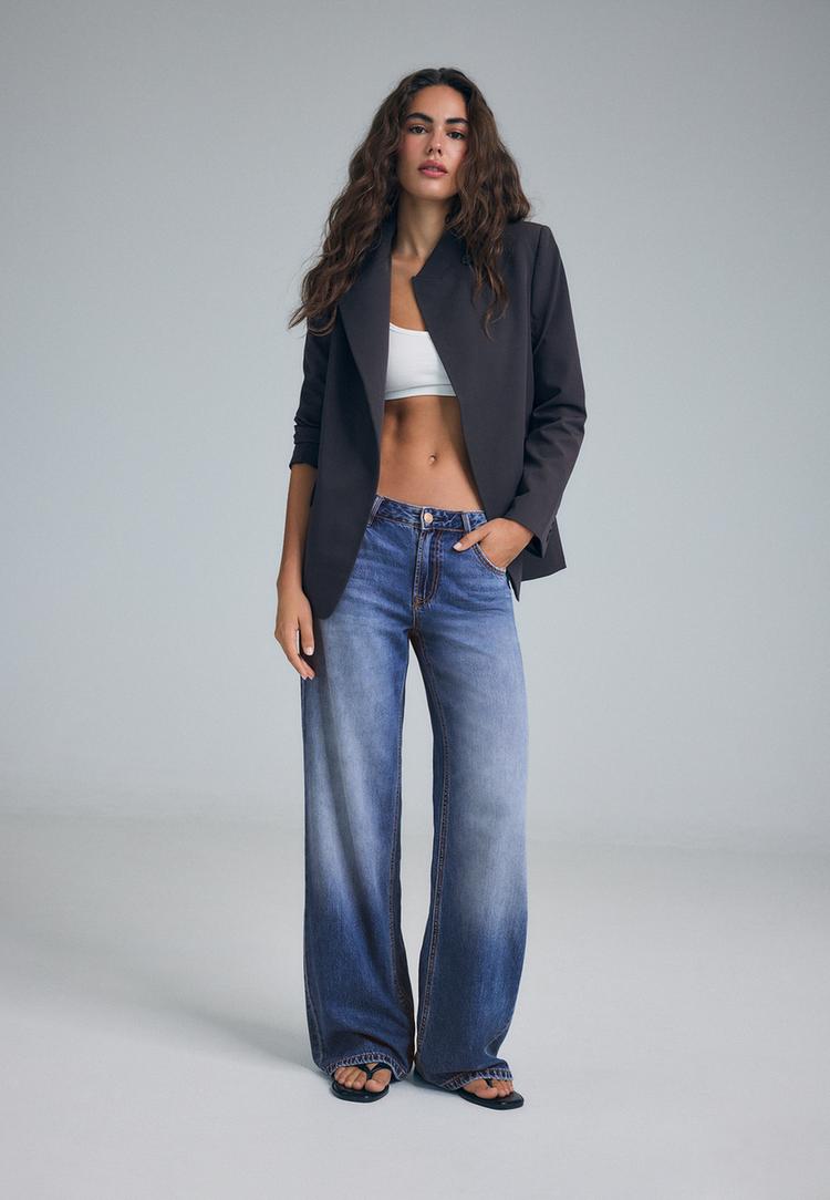 d91 dusuk bel genis paca jean