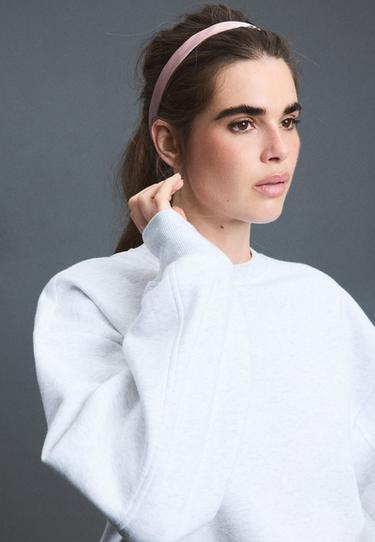 Basic sweatshirt — Grey melange 4