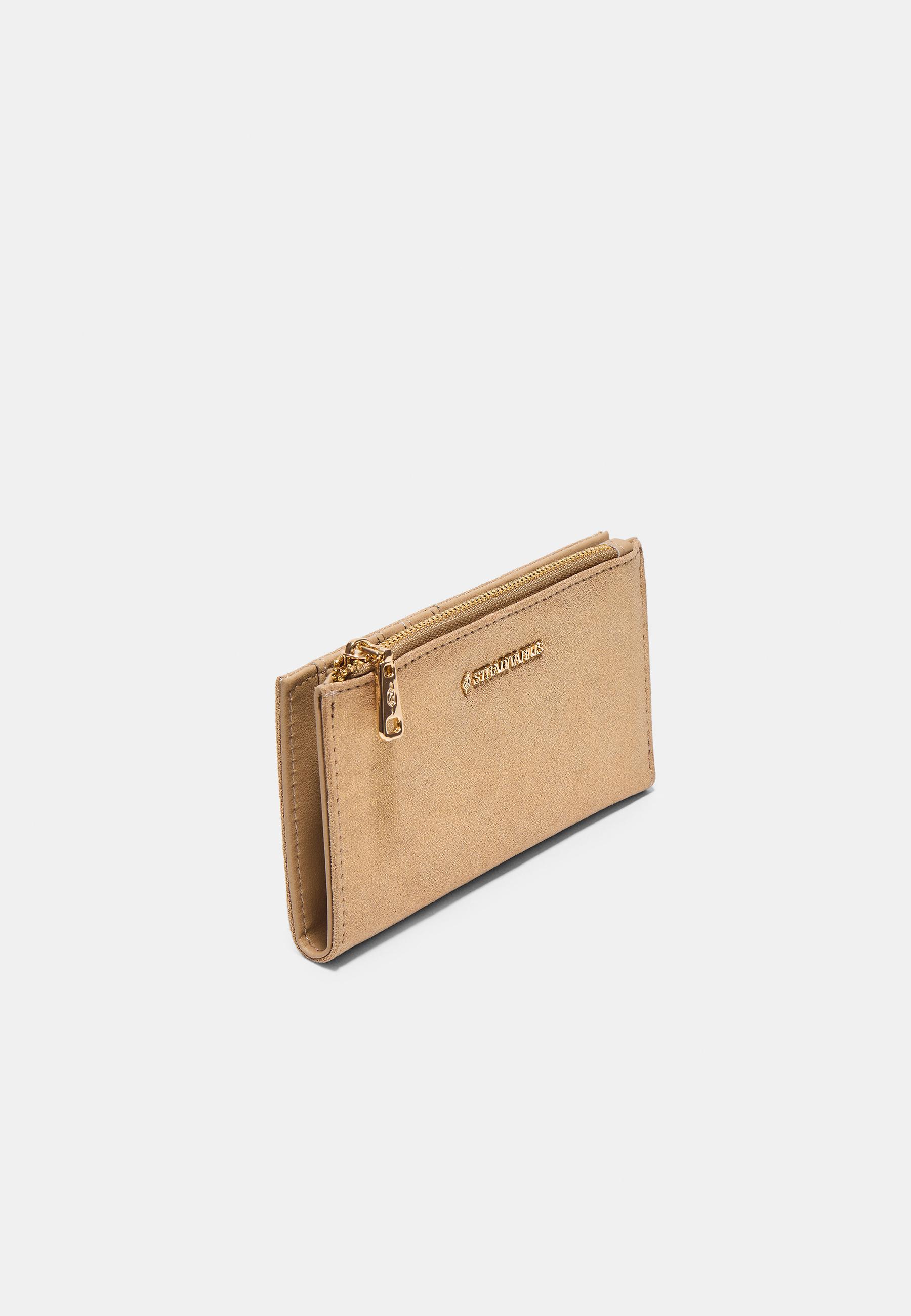 Basic zip-up purse — Yellow