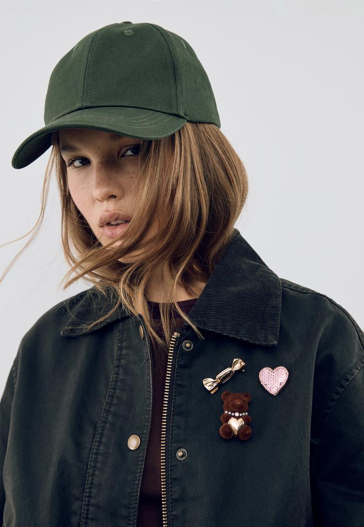 set 3 pins combinados caramelo