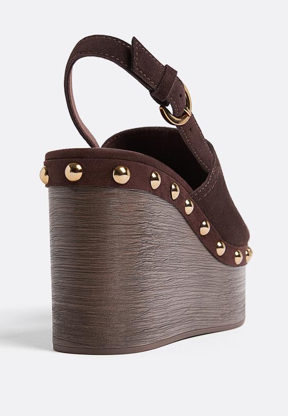 zmbal deri platform dolgu topuk