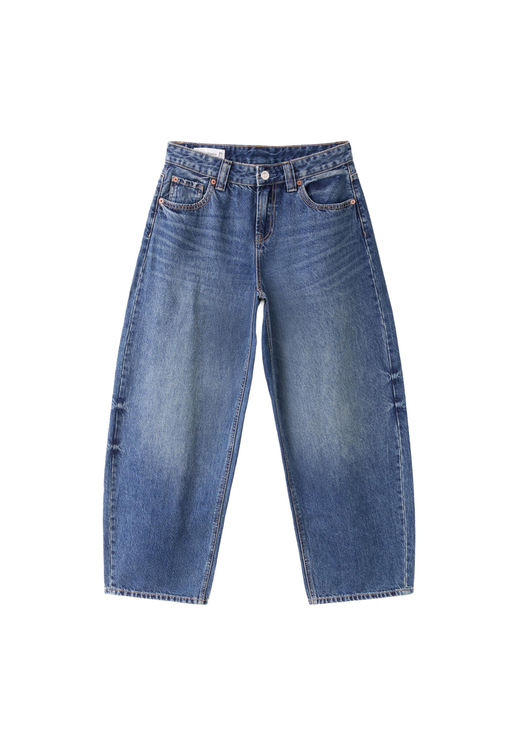 Stradivarius D80 barrel fit jean görsel 5
