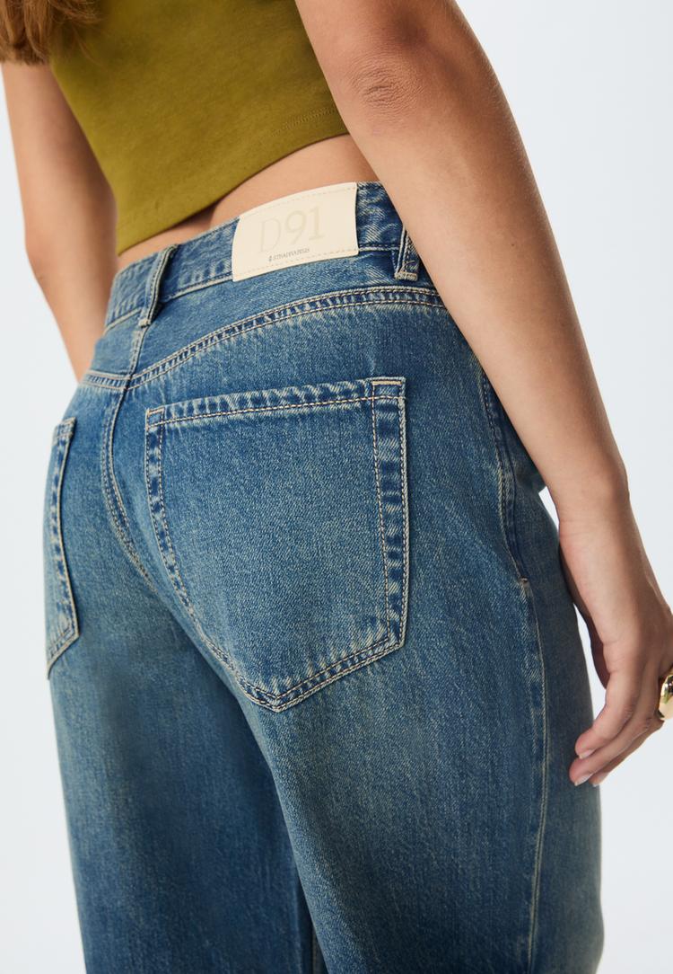 d91 dusuk bel genis paca jean l01441899