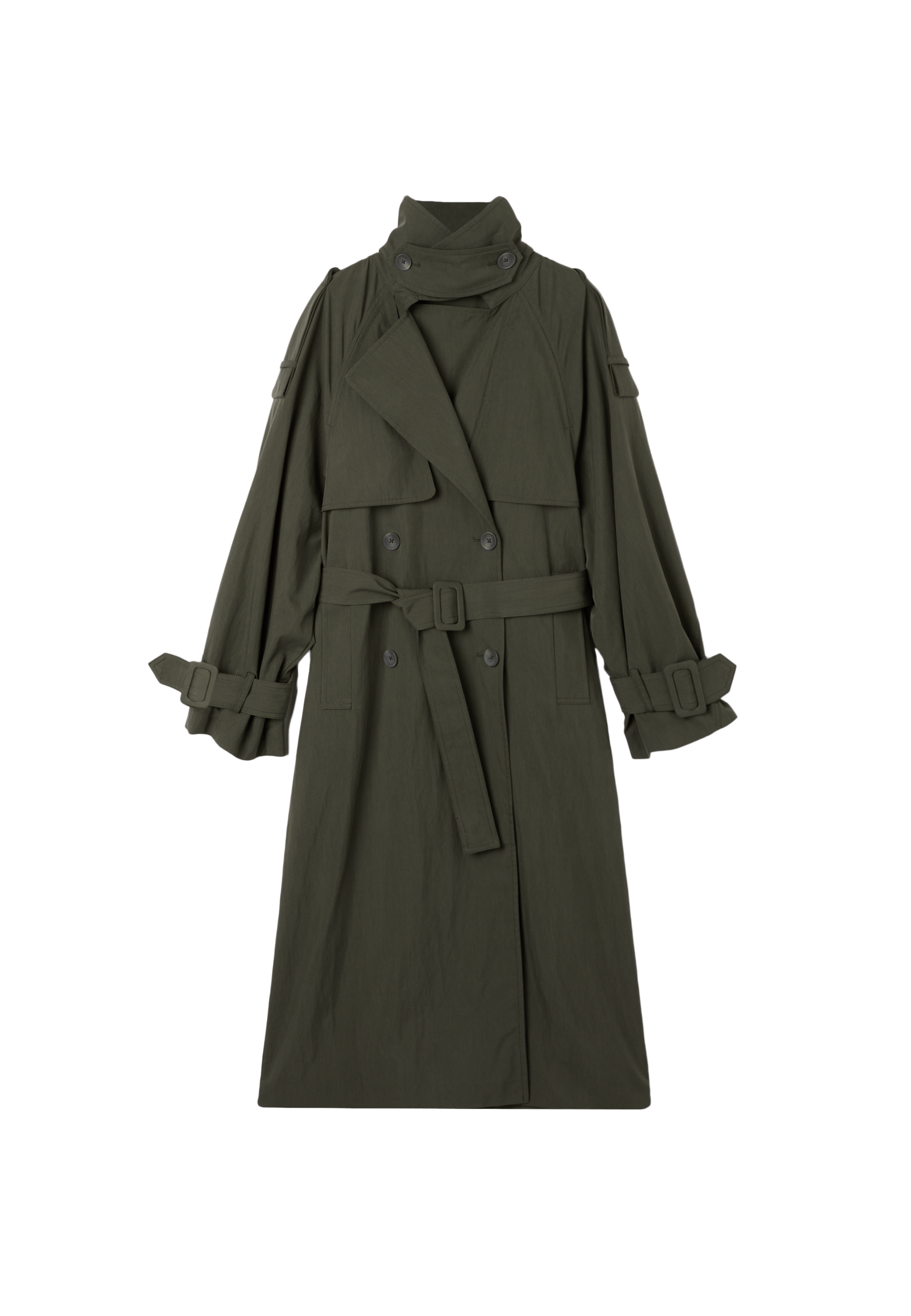 Oversize trench coat — Khaki