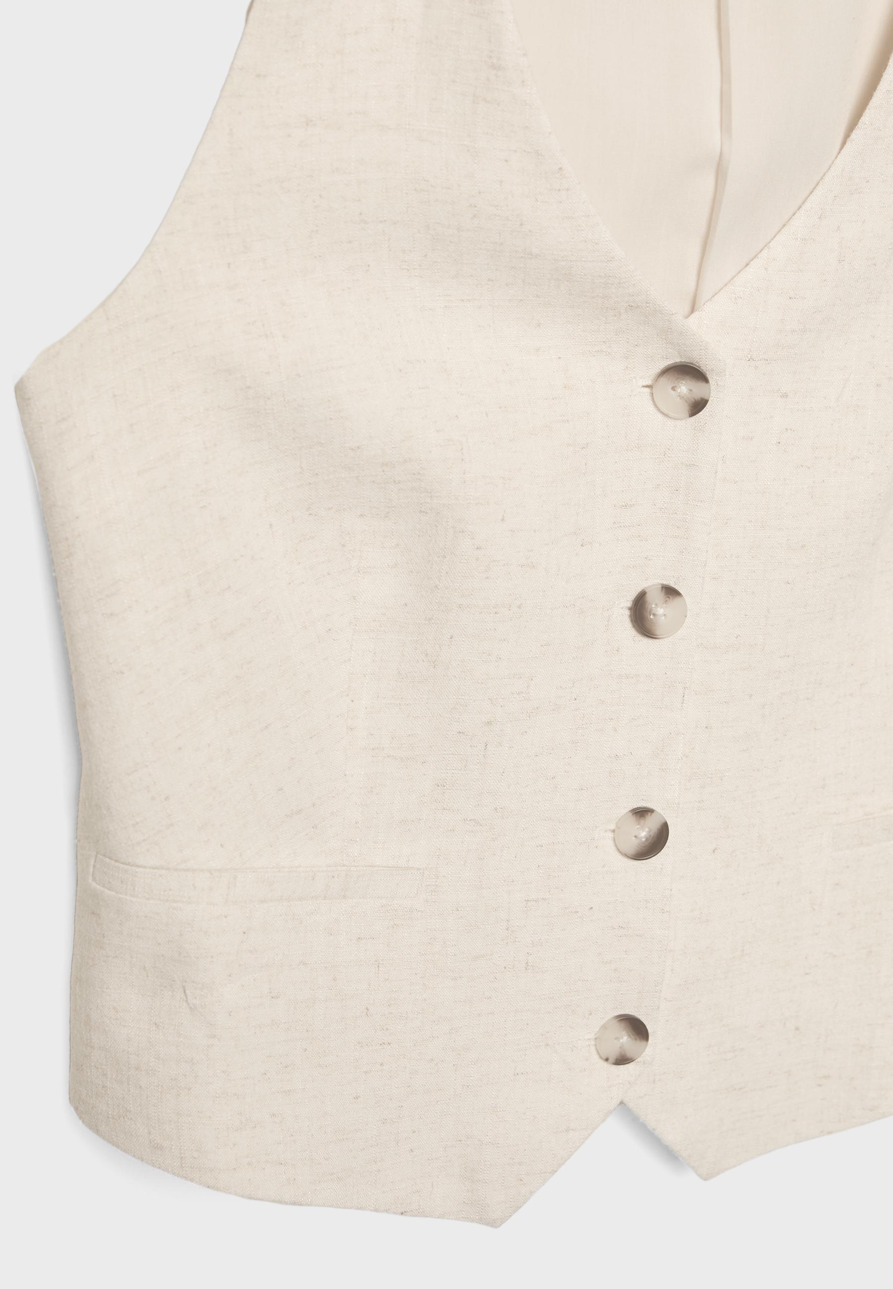 Keten görünümlü yelek