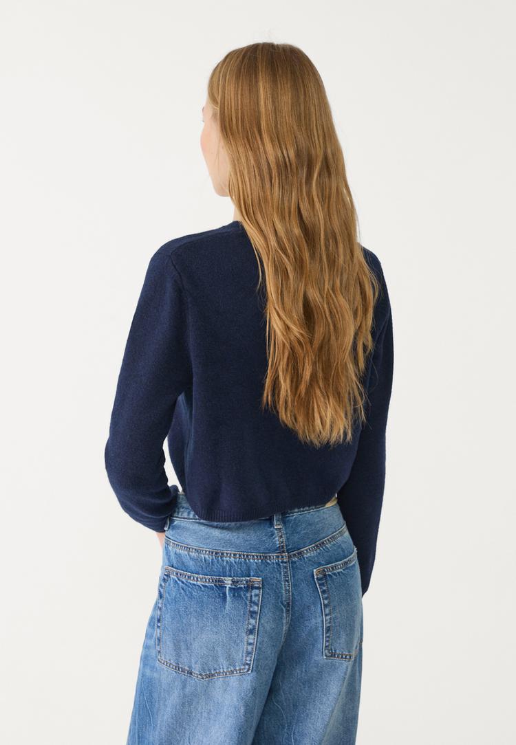 chaqueta punto botones
