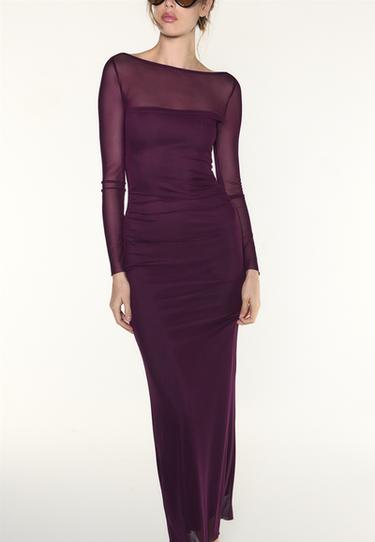 Open back midi dress — Purple 2