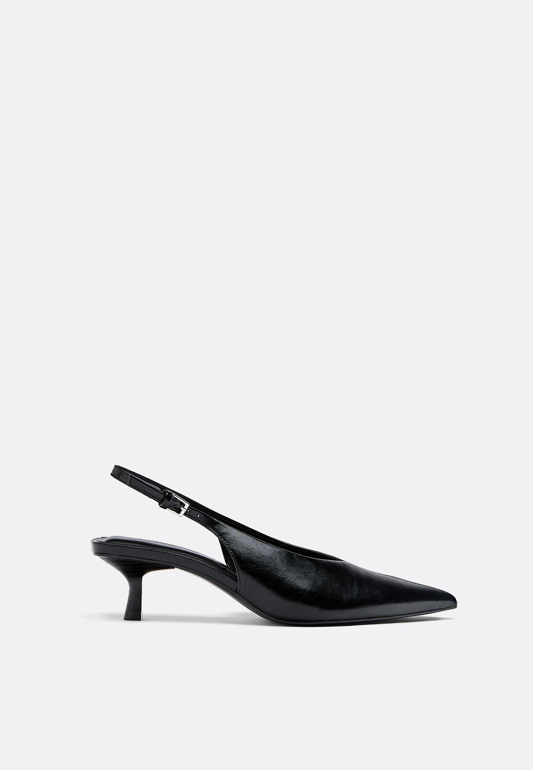 V yaka topuklu ayakkabı - Görsel 3