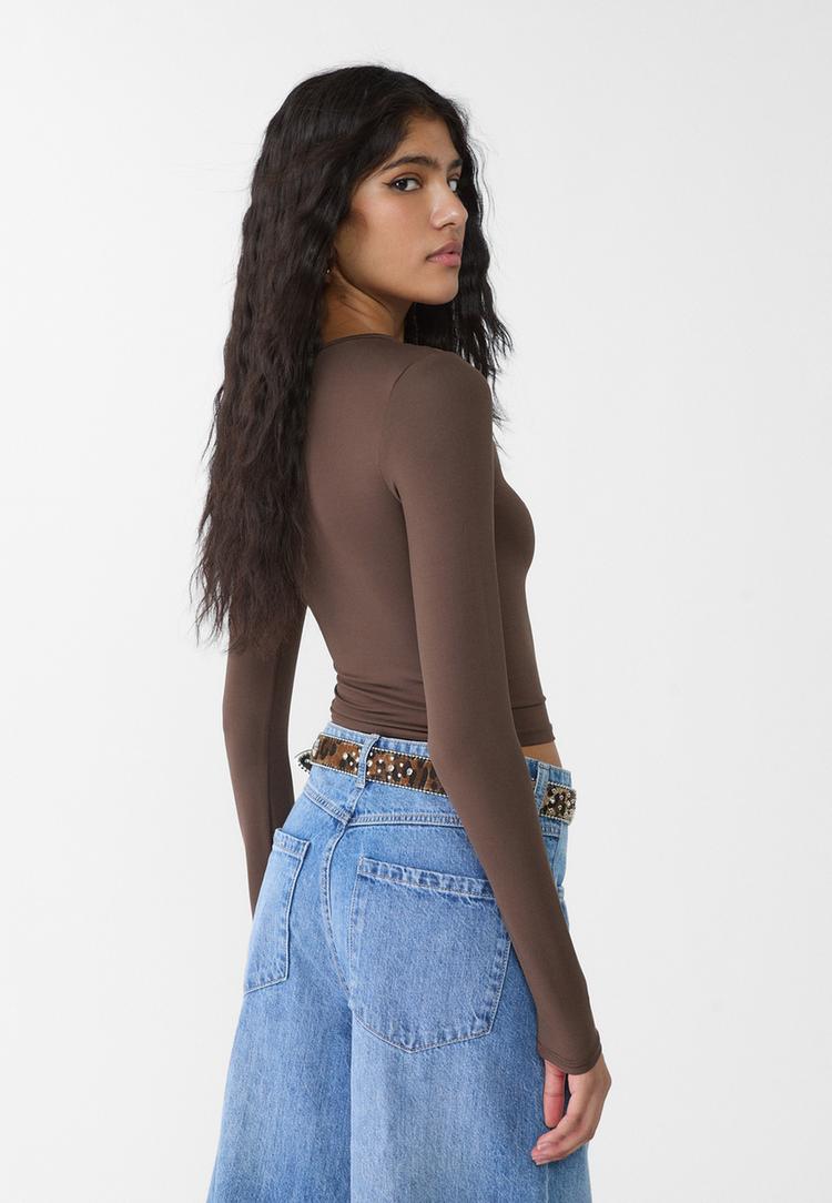 camiseta poliamida manga larga