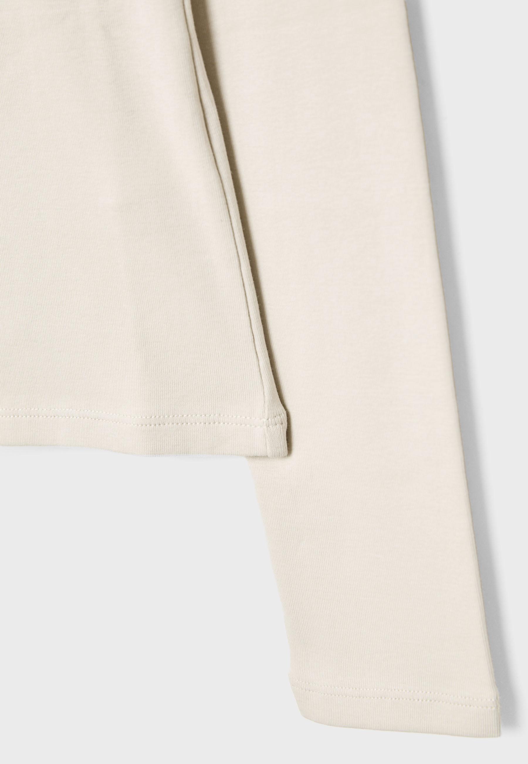 Basic long sleeve T-shirt — Stone
