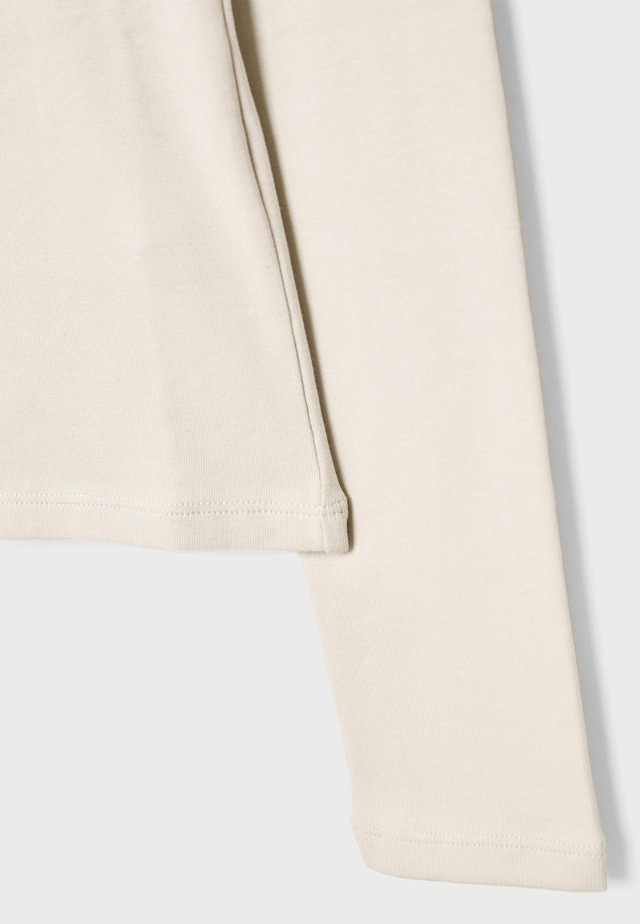 Basic long sleeve T-shirt — Stone