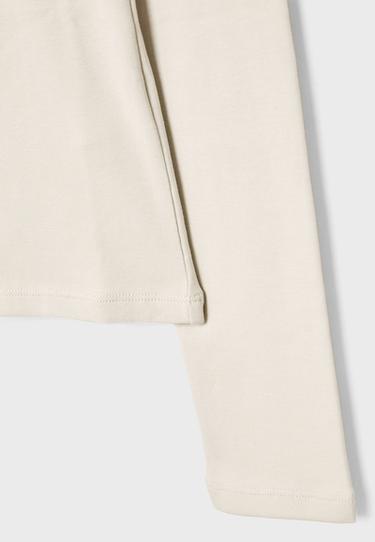 Basic long sleeve T-shirt — Stone 9