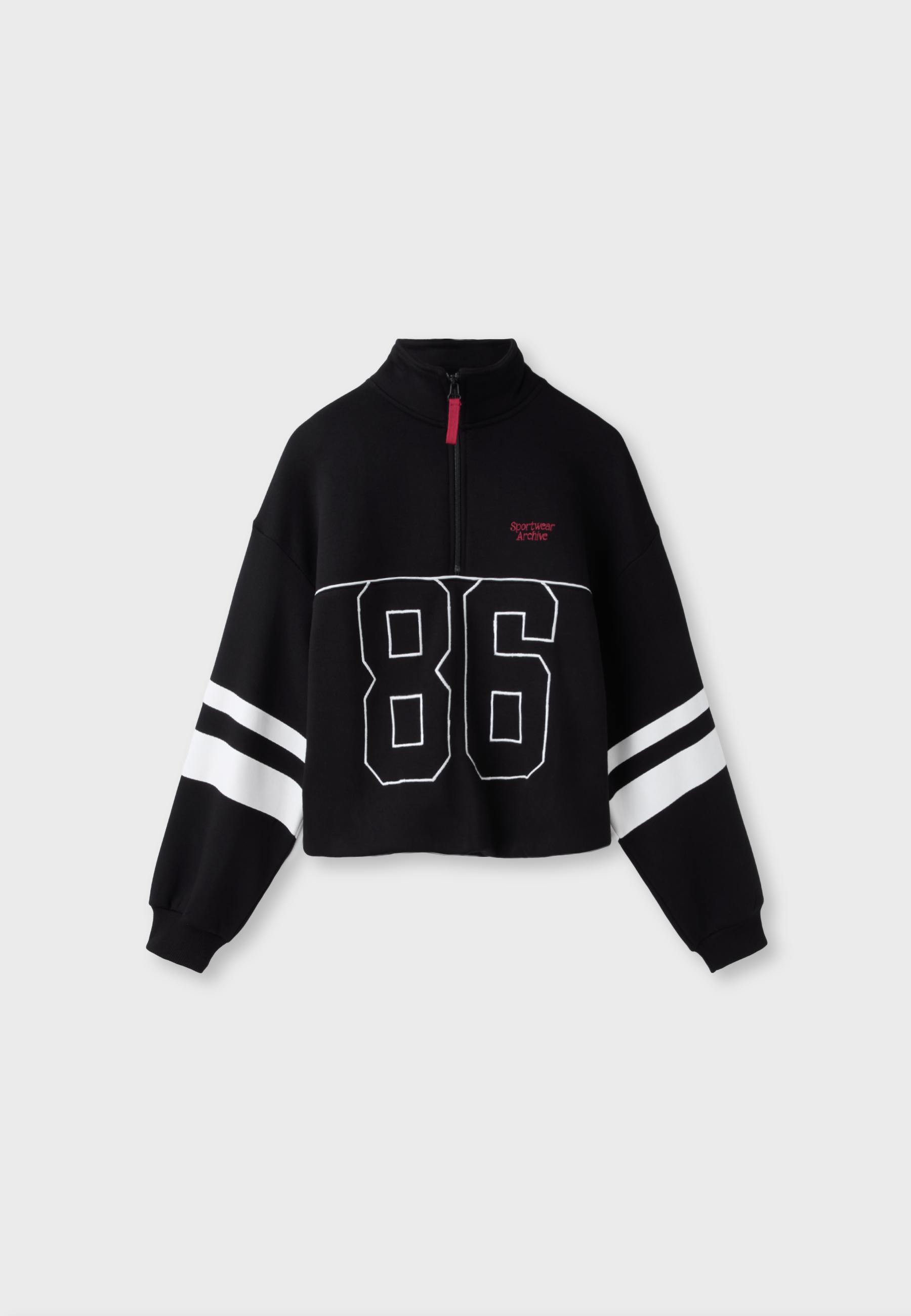 Graphic balloon sweatshirt — Black