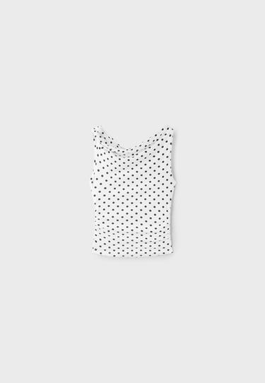 Asymmetric gathered T-shirt — GREY DENIM WASH 8