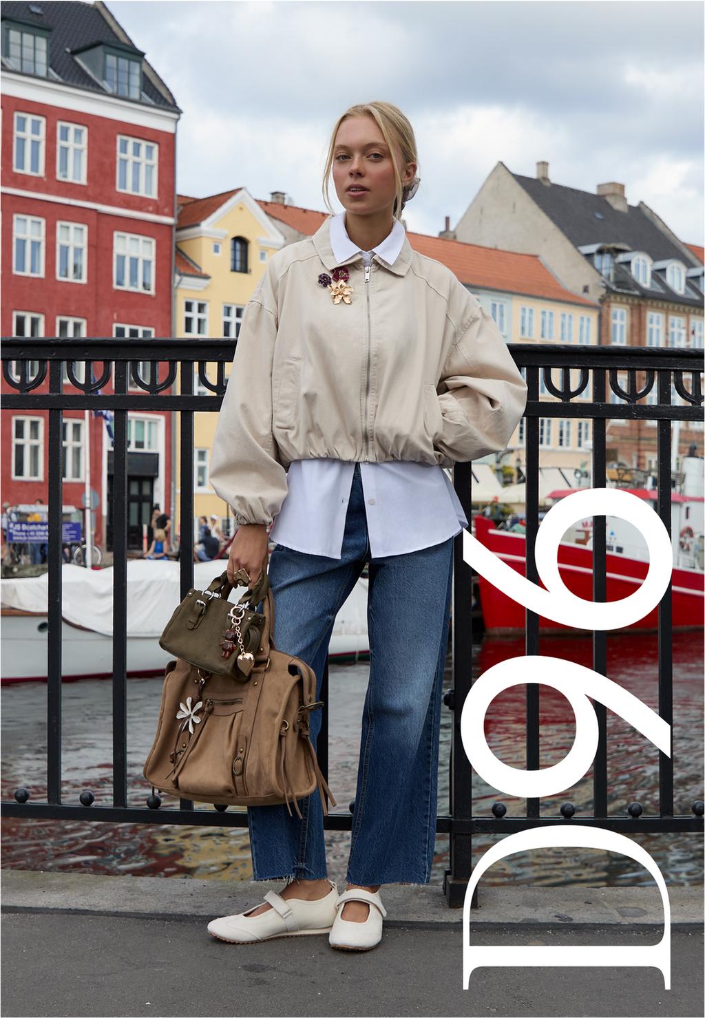 D96 Düz Kesim Crop Jean
