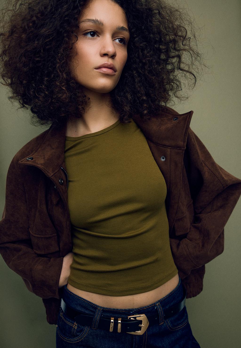 Basic slim fit T-skjorte