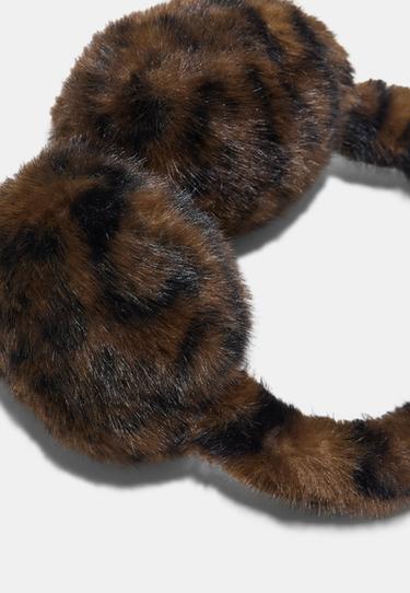 Faux fur earmuffs — Brown 5