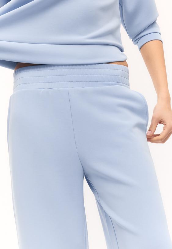 Stradivarius Soft-Touch Culottes Sky Blue Xl