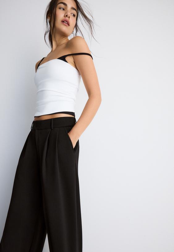 pantalon de ville toucher doux