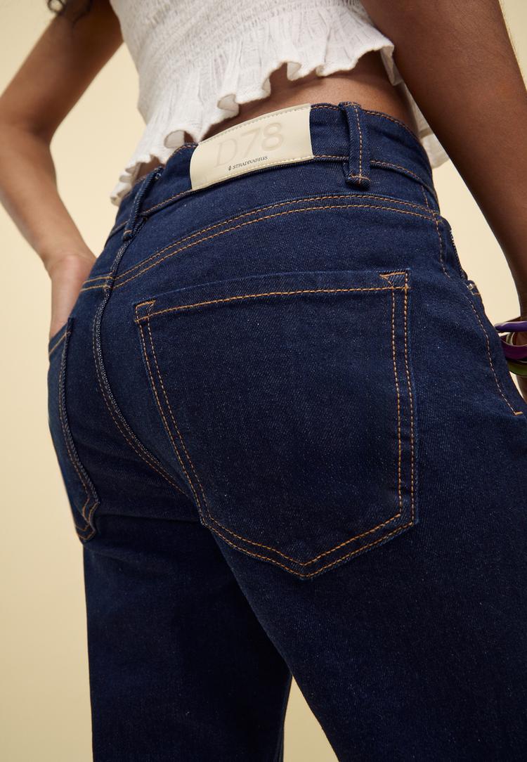 d78 cropped wijde jeans